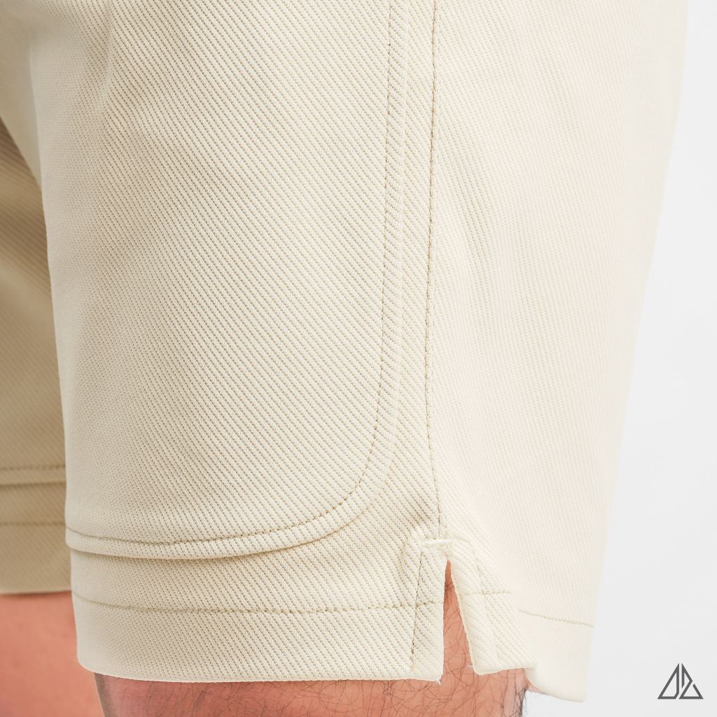 Quần short nỉ may ráp