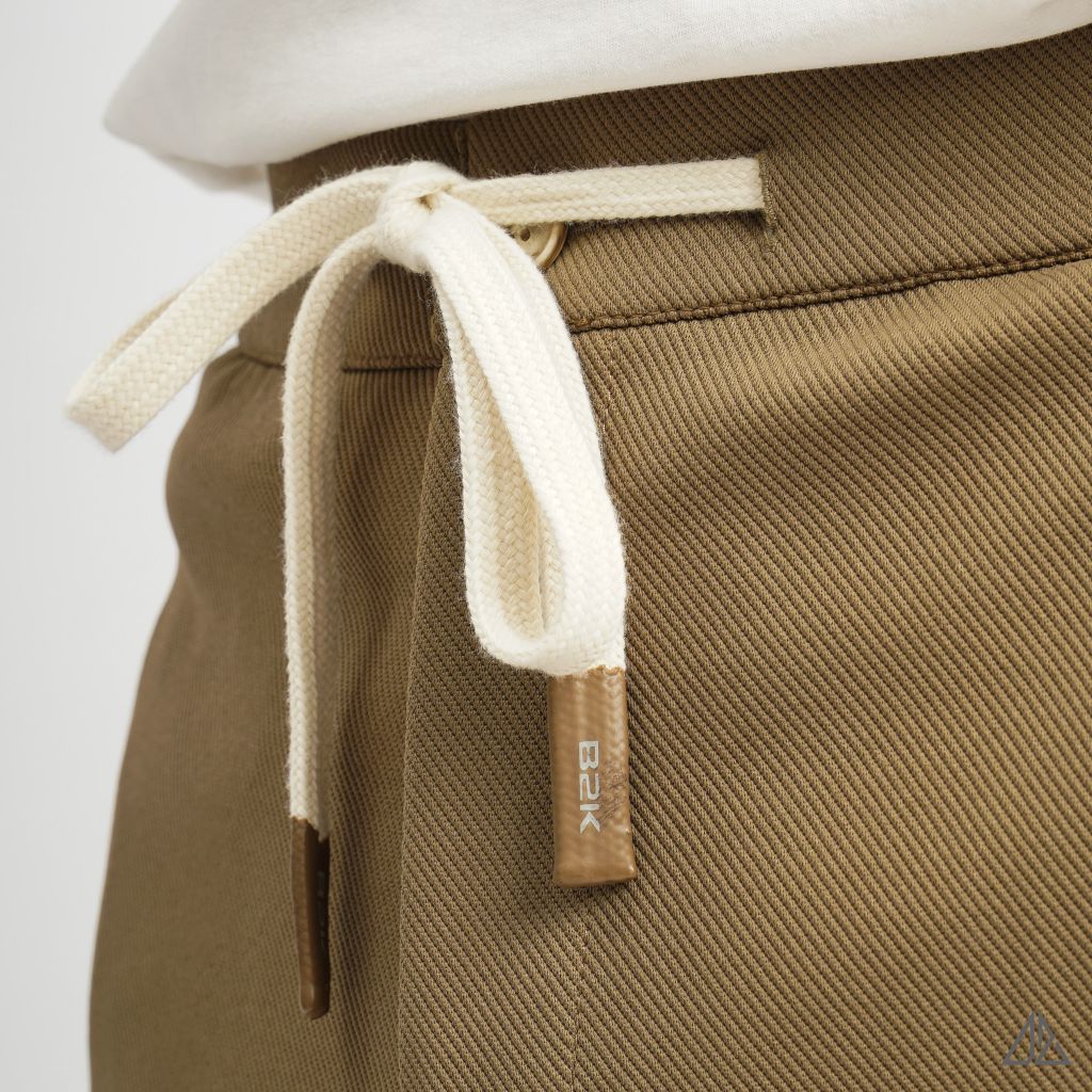 Quần short nỉ may ráp