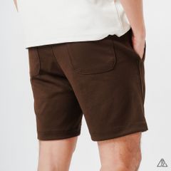 Quần short nỉ may ráp