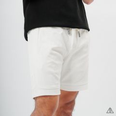 Quần short nỉ may ráp