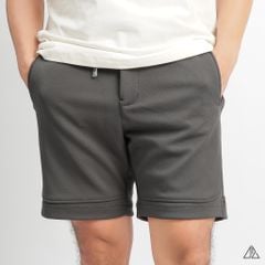 Quần short nỉ may ráp