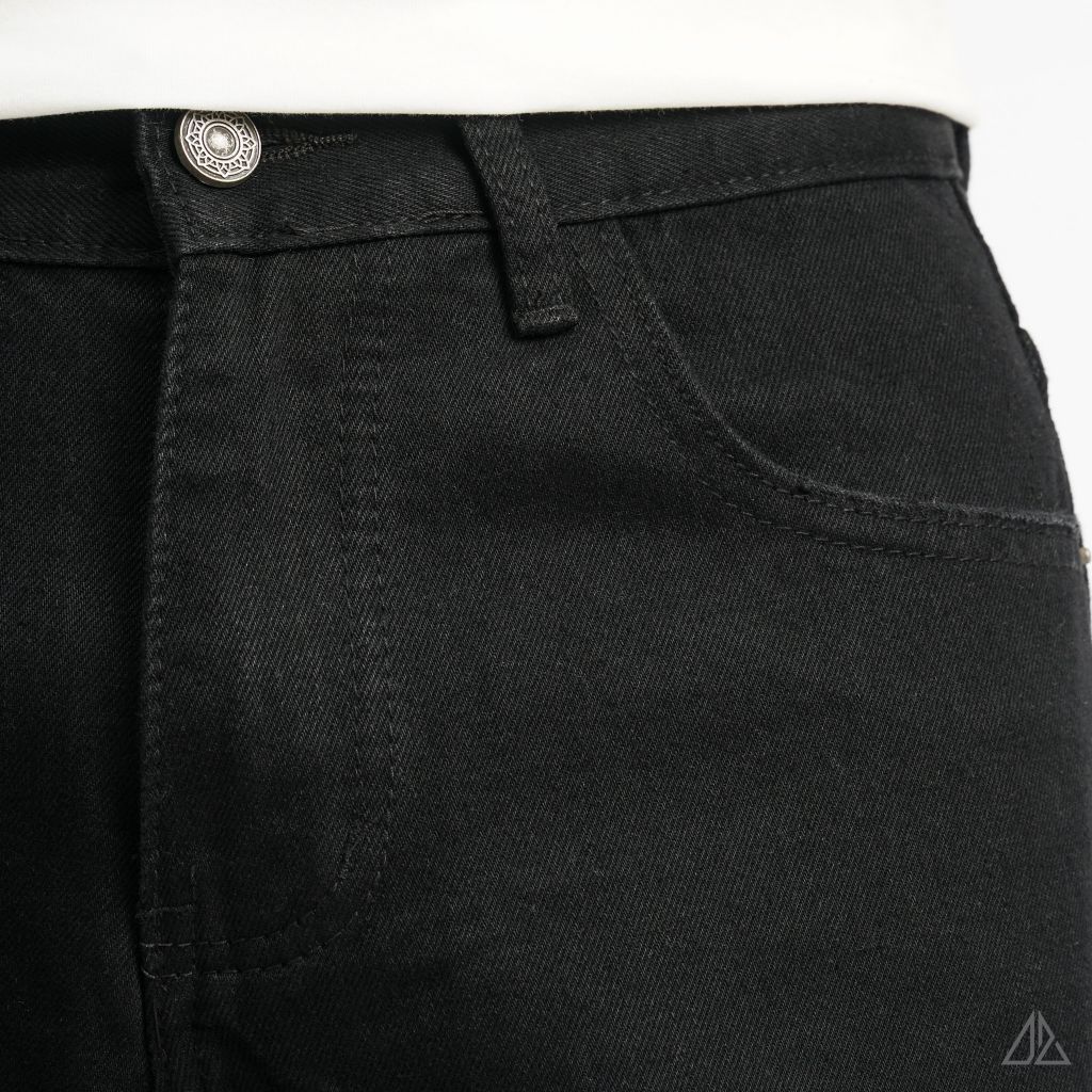 Quần short jean rách gấu