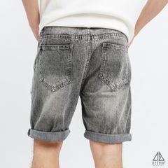 Short jean xám rách Something