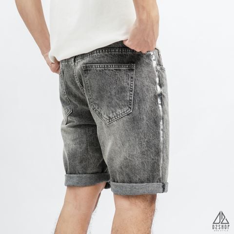 Short jean xám rách Something