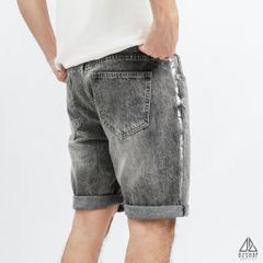 Short jean xám rách Something