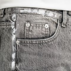 Short jean xám rách Something