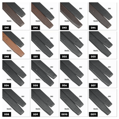 Thắt lưng nam da PU cao cấp, mặt vuông 13 x 20