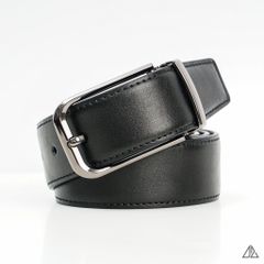 Thắt lưng nam da PU cao cấp, mặt tròn 07 x 14