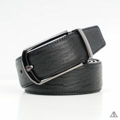 Thắt lưng nam da PU cao cấp, mặt tròn 11 x 16