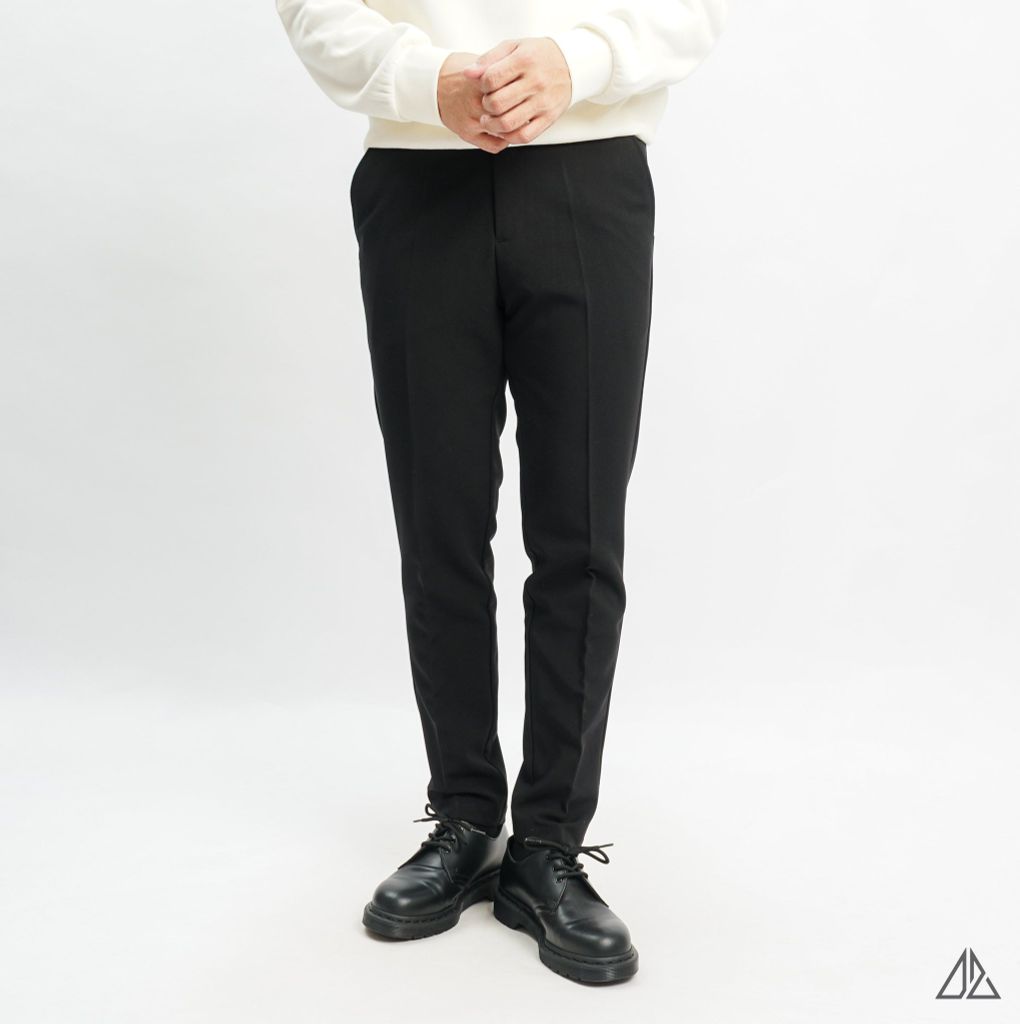 Quần tây đen lưng thun co giãn