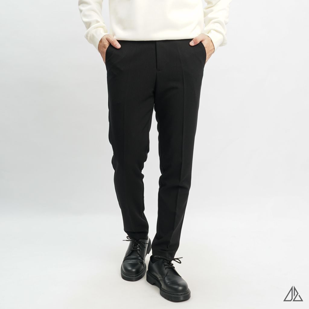 Quần tây đen lưng thun co giãn