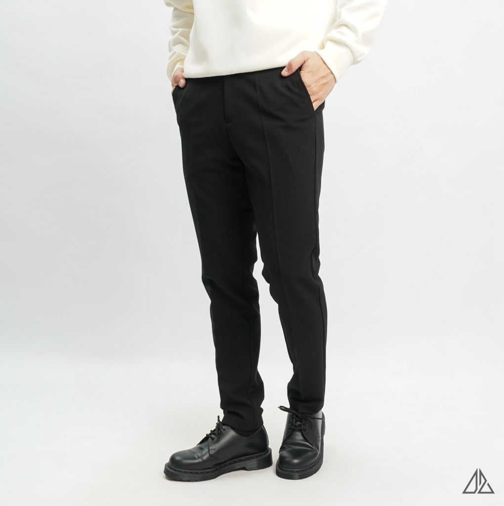 Quần tây đen lưng thun co giãn