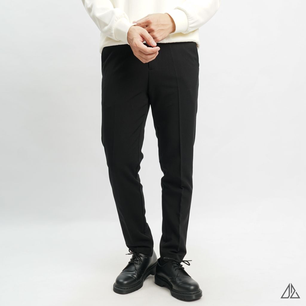 Quần tây đen lưng thun co giãn