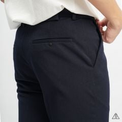 Quần tây xanh đen lưng thun co giãn