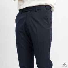 Quần tây xanh đen lưng thun co giãn