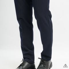 Quần tây xanh đen lưng thun co giãn