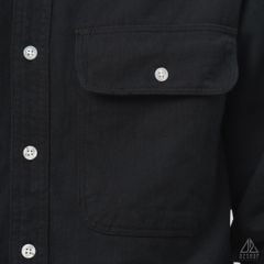 Áo sơ mi túi hộp vải kaki