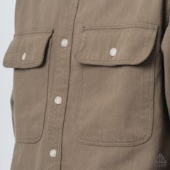 Áo sơ mi túi hộp vải kaki