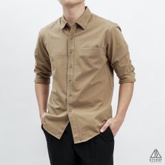 Áo sơ mi túi mổ vải kaki xéo [SM-2031]