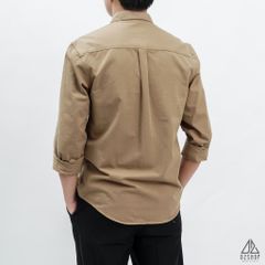 Áo sơ mi túi mổ vải kaki xéo [SM-2031]