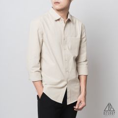 Áo sơ mi túi mổ vải kaki xéo [SM-2031]