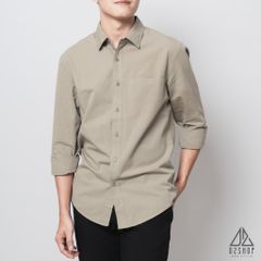 Áo sơ mi túi mổ vải kaki xéo [SM-2031]