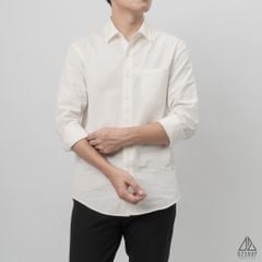 Áo sơ mi túi mổ vải kaki xéo [SM-2031]