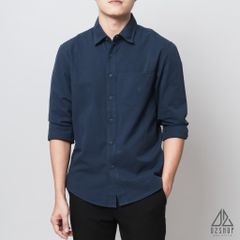 Áo sơ mi túi mổ vải kaki xéo [SM-2031]