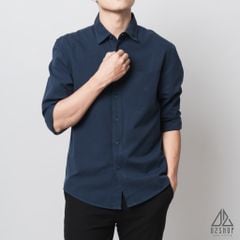 Áo sơ mi túi mổ vải kaki xéo [SM-2031]