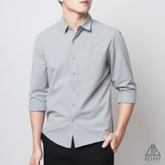 Áo sơ mi túi mổ vải kaki xéo [SM-2031]