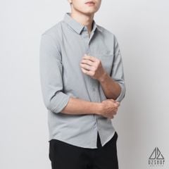 Áo sơ mi túi mổ vải kaki xéo [SM-2031]
