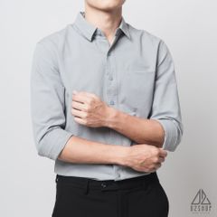 Áo sơ mi túi mổ vải kaki xéo [SM-2031]
