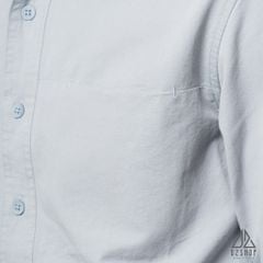 Áo sơ mi túi mổ vải kaki xéo [SM-2031]