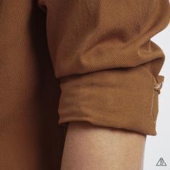 Áo sơmi kaki xéo 2 túi chỉ nổi [SM-2106]