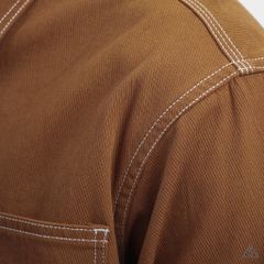 Áo sơmi kaki xéo 2 túi chỉ nổi [SM-2106]