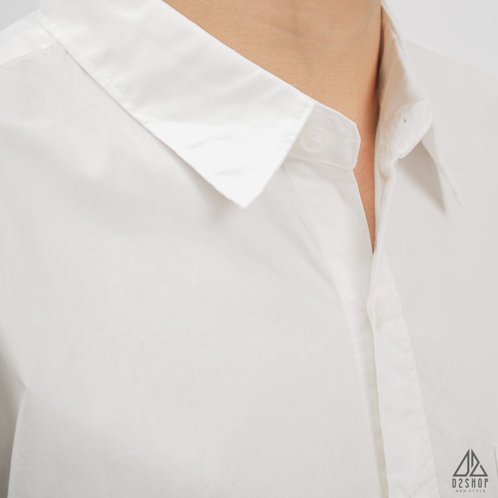 Áo sơ mi ngắn tay túi đánh bọ [SM-2153]