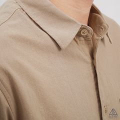 Áo sơ mi ngắn tay phối túi vải đủi [SM-2277]
