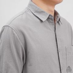 Áo sơ mi ngắn tay phối túi vải đủi [SM-2277]