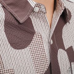 Áo sơ mi NT dập nổi họa tiết Camo