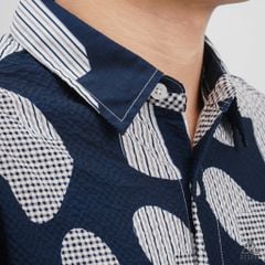 Áo sơ mi NT dập nổi họa tiết Camo