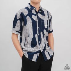 Áo sơ mi NT dập nổi họa tiết Camo