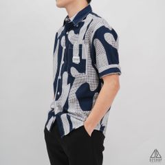 Áo sơ mi NT dập nổi họa tiết Camo