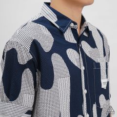 Áo sơ mi NT dập nổi họa tiết Camo
