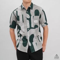 Áo sơ mi NT dập nổi họa tiết Camo