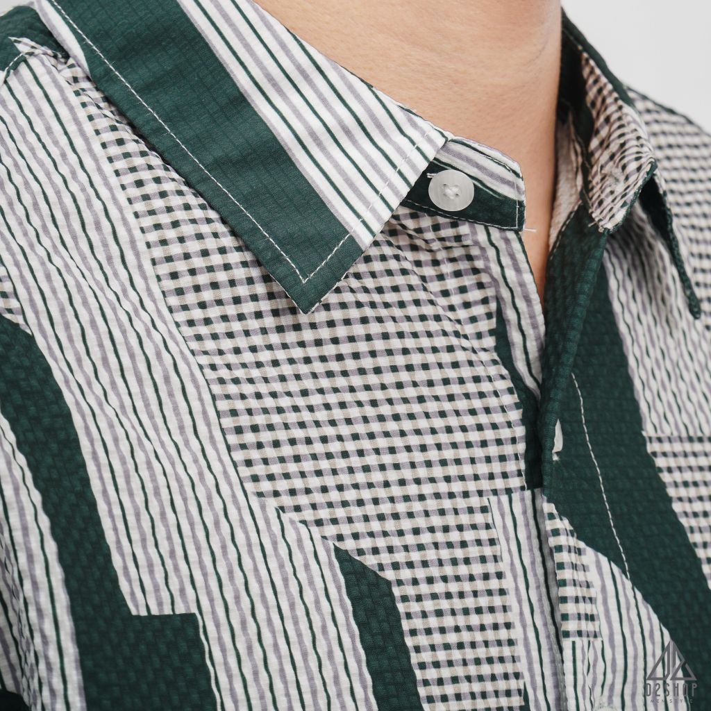 Áo sơ mi NT dập nổi họa tiết Camo
