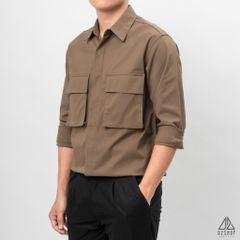 Áo sơ mi co giãn túi hộp [SM-2303]