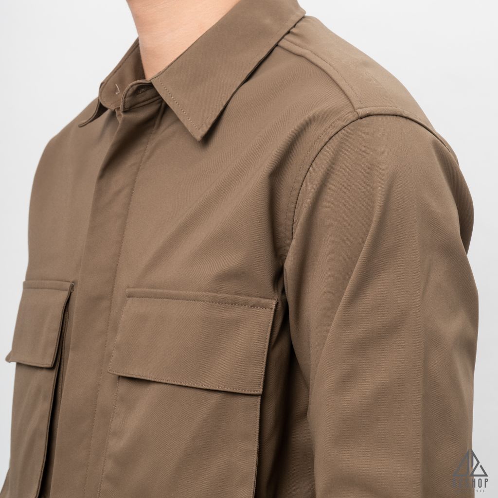 Áo sơ mi co giãn túi hộp [SM-2303]