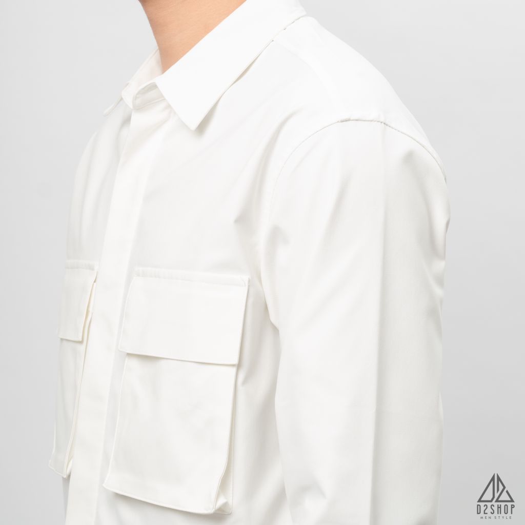 Áo sơ mi co giãn túi hộp [SM-2303]