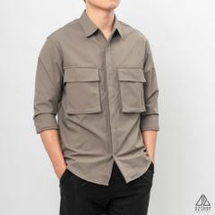 Áo sơ mi co giãn túi hộp [SM-2303]