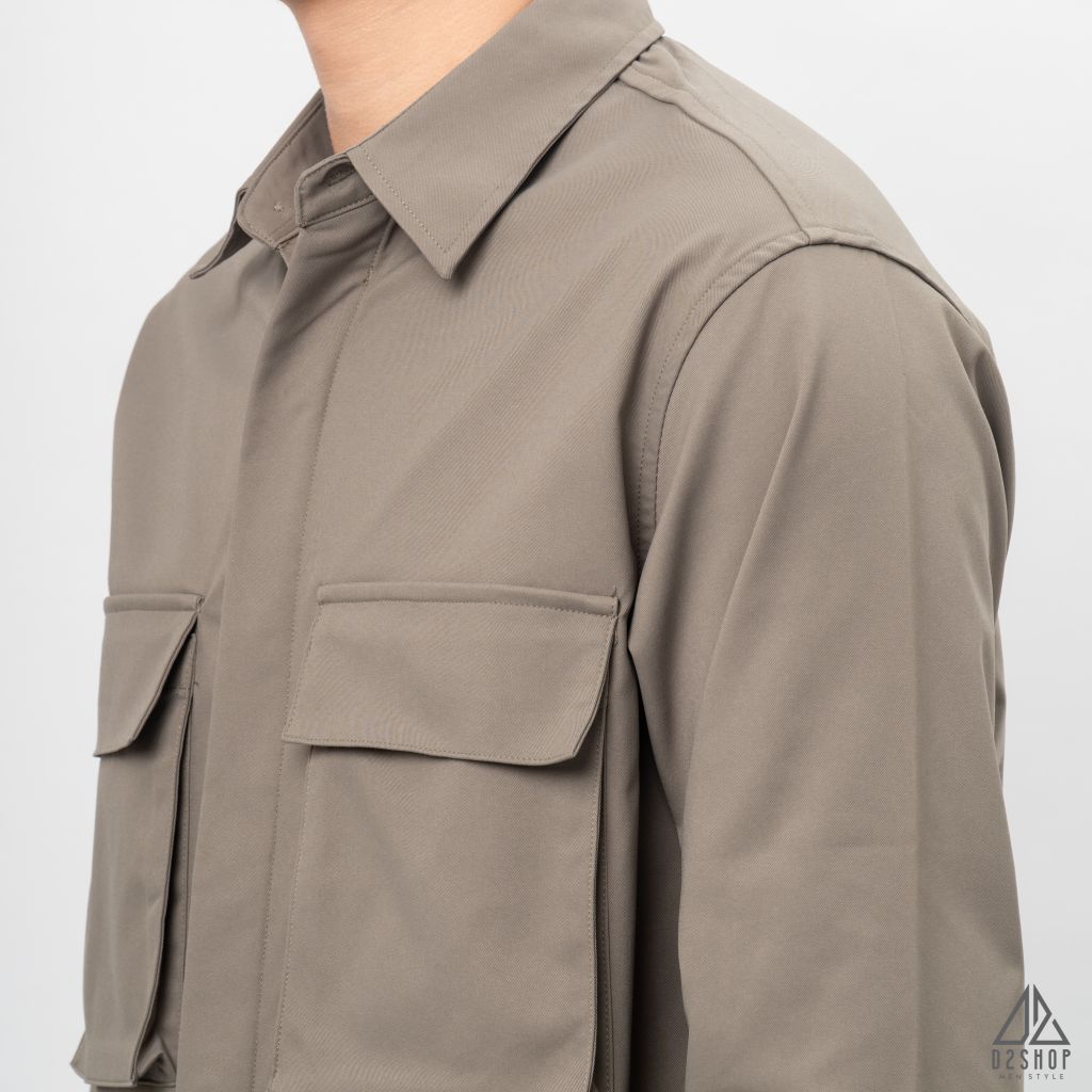Áo sơ mi co giãn túi hộp [SM-2303]